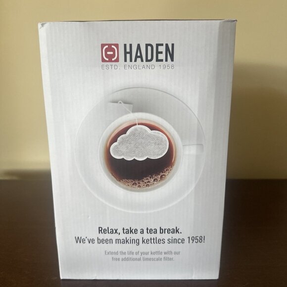 Haden Dorset 1.7L Stainless Steel Electric Kettle w/Auto Shut Off Rapid Boil Red - Picture 10 of 13